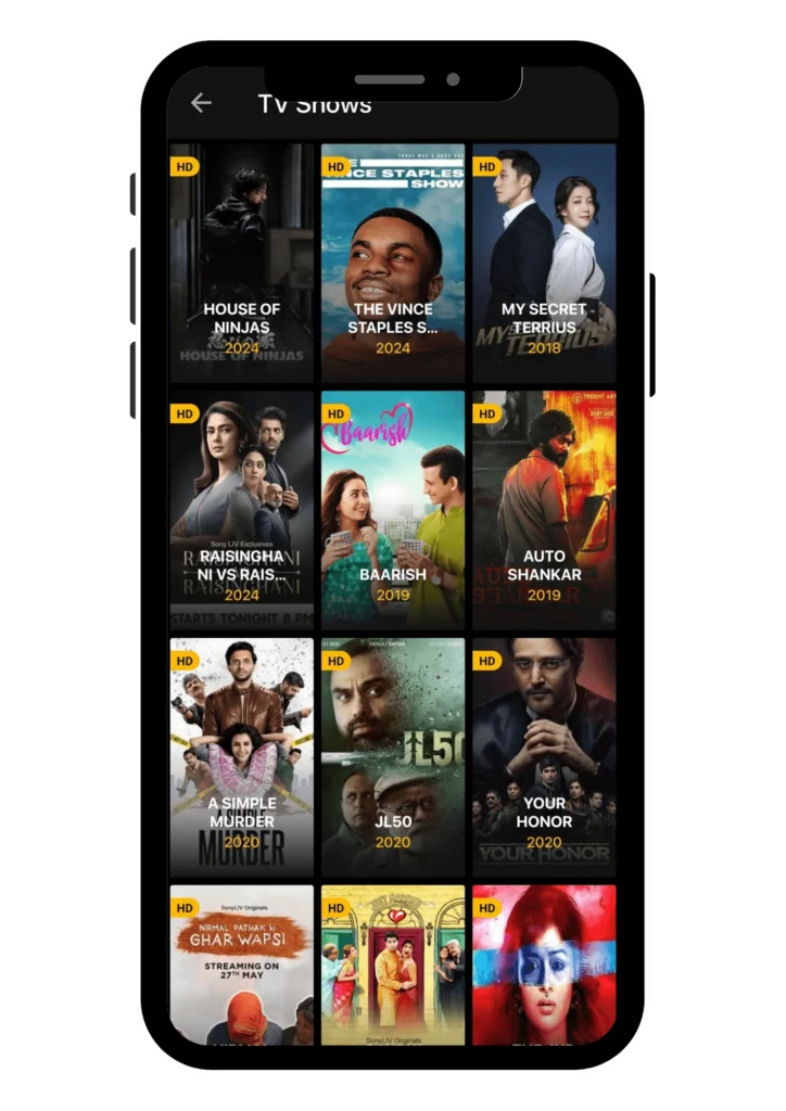 dooflix apk interface