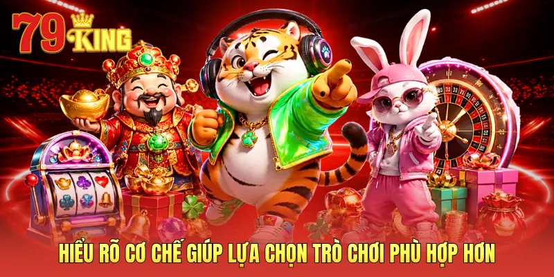 Hiểu rõ cơ chế giúp lựa chọn trò chơi phù hợp hơn